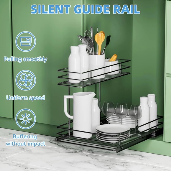 Storage & Organization Pull Out Organizer Under Sink Slide